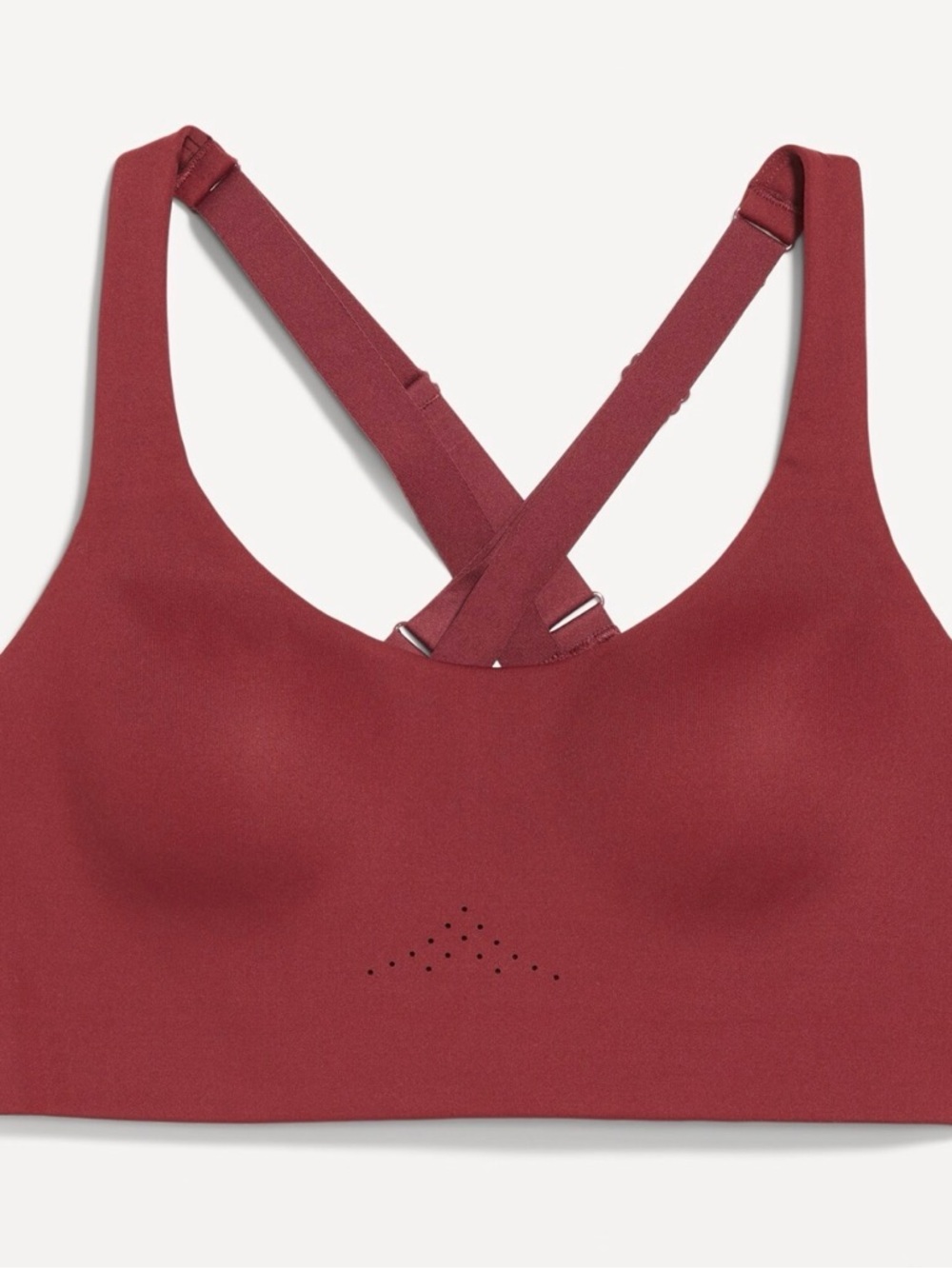 Seamless Crossback Sports Bra - Deep Wine